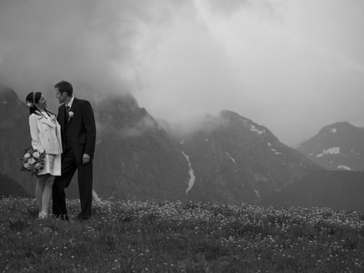 sesja ślubna podczas deszczu w Zakopanem